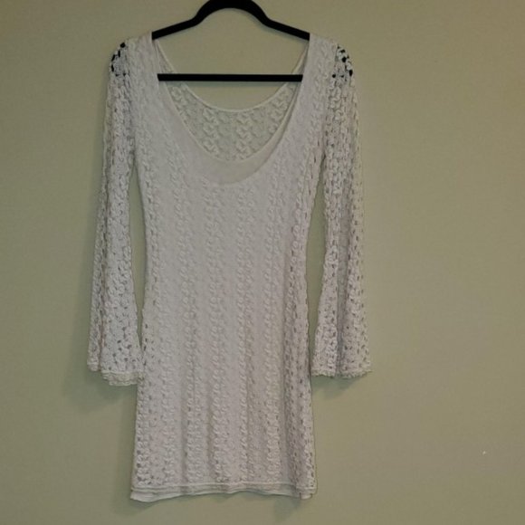 Ivory Gypsy lace Free People dress! - Picture 4 of 8